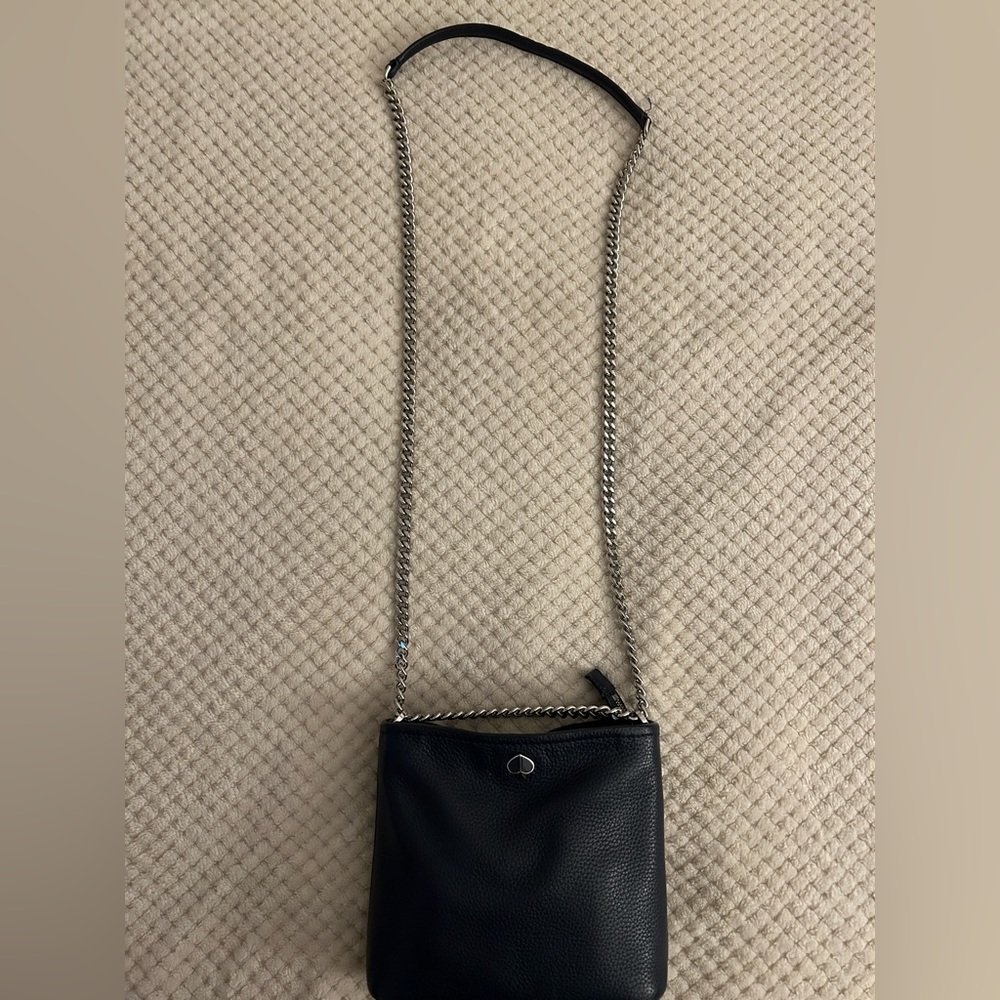 Kate Spade Polly midnight blue chain strap crossbody used